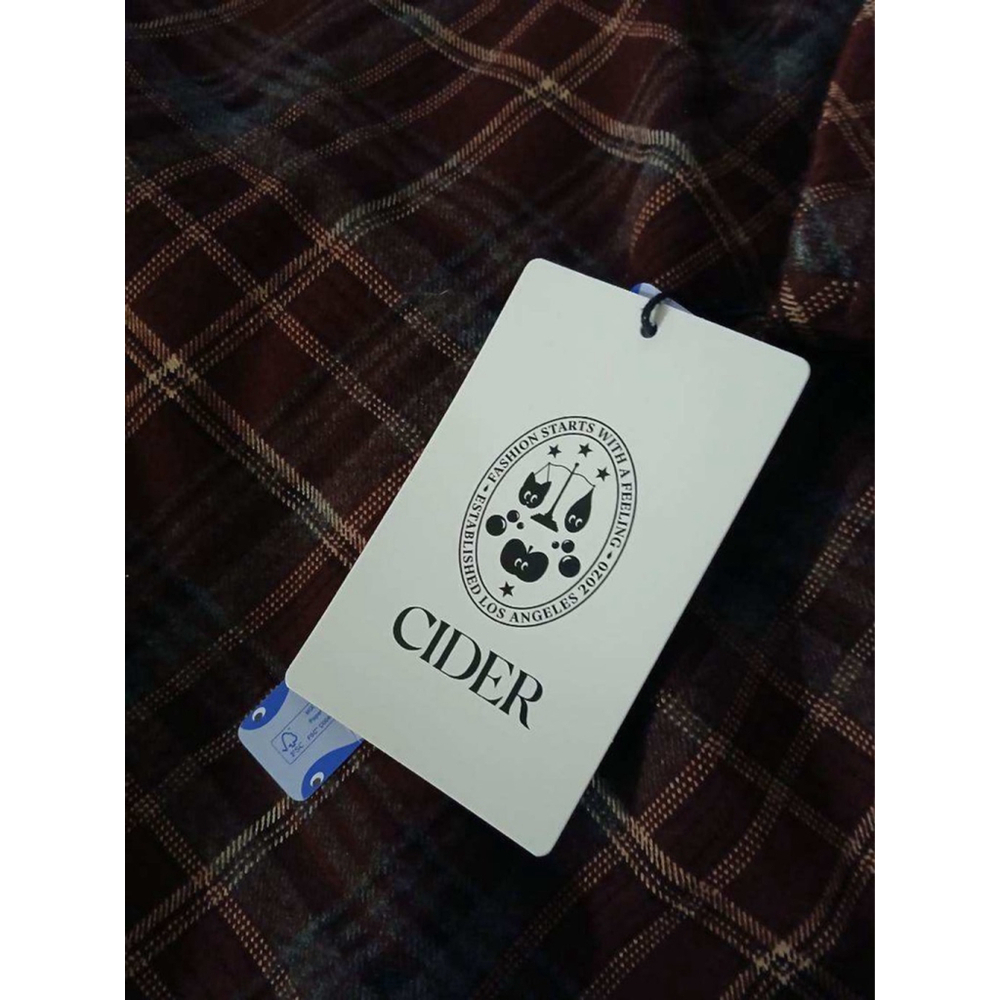 Cider Women’s Plaid Sleeveless Drop Waist Dress XL NWT JC545 - Picture 9 of 12